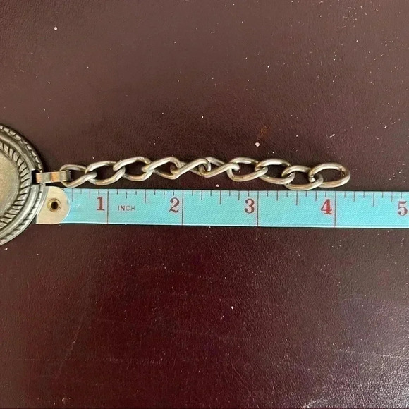 Escada Women’s Concho Chain Link Vintage Designer Made in Spain Belt Stamped E - Picture 10 of 14